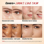Dual Ended Liquid And Stick Blurring Concealer For Full Face Coverage