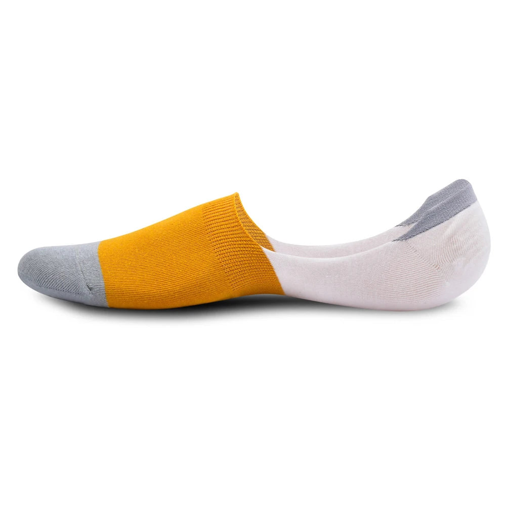 Mens Cotton Low Cut Anti Slip Invisible Socks - 10