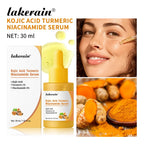 Kojic Acid Turmeric Niacinamide Face Serum Brightening Skin Essence