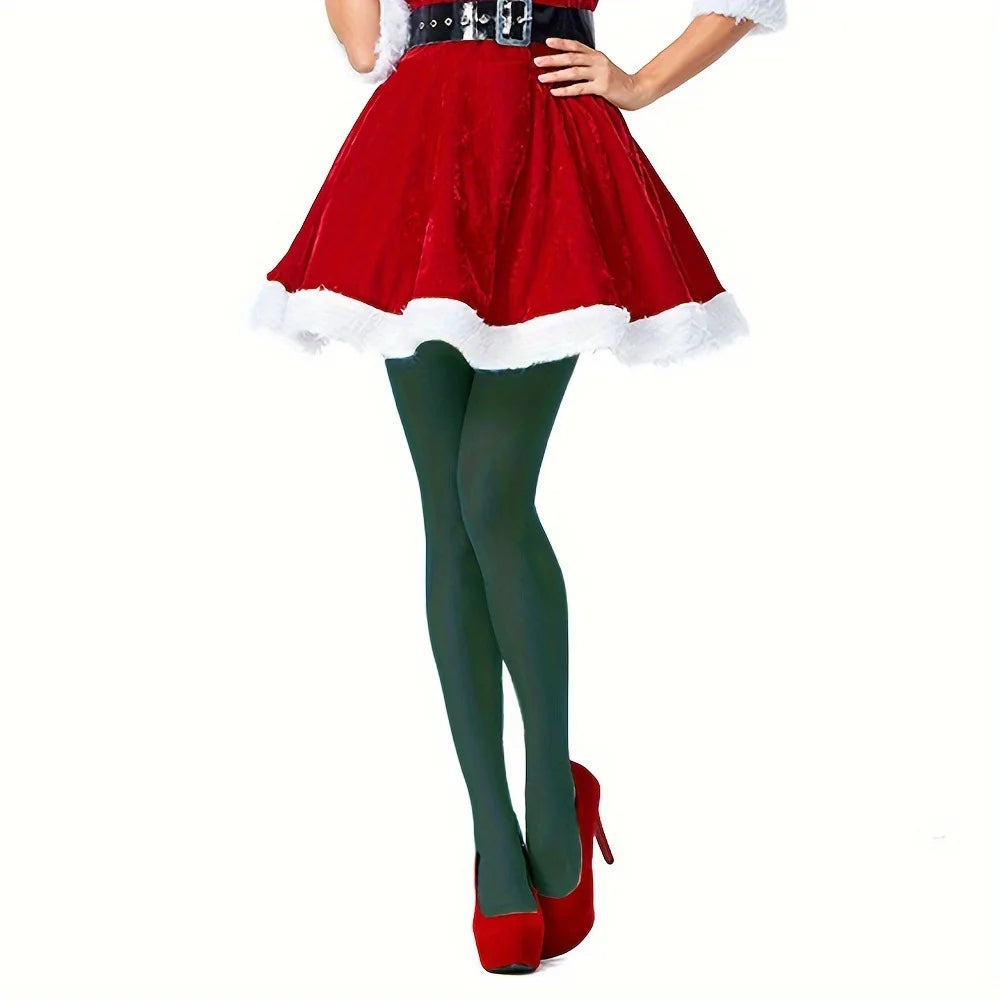Solid Color Nylon Pantyhose For Women