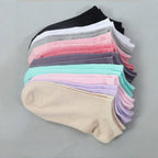 Polyester Elastane Low Tube Casual Socks