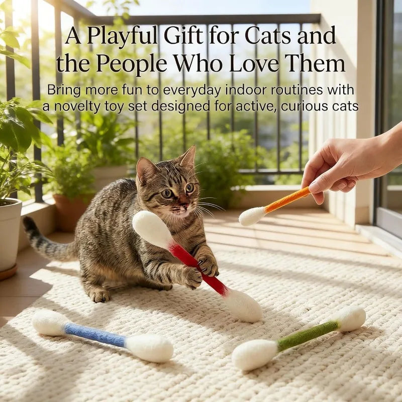 Cloth Catnip Chew Toy Set - 1