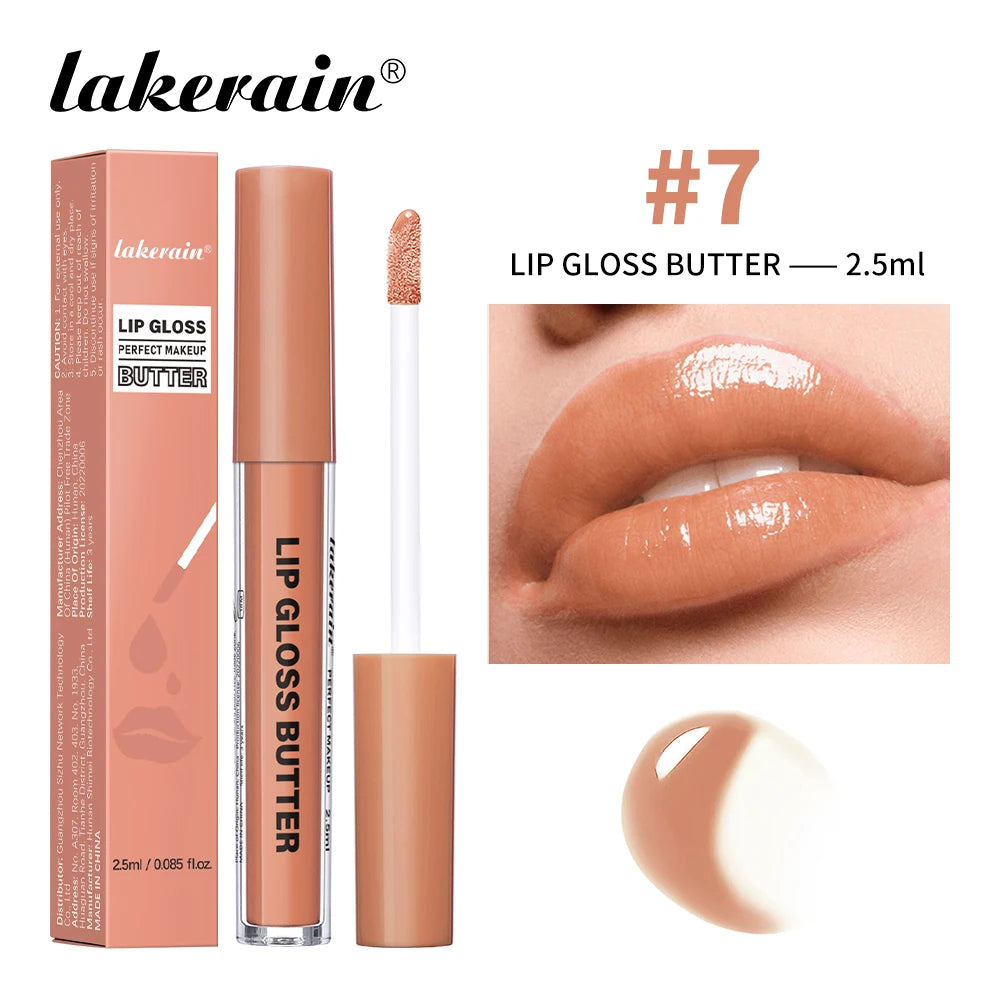 Moisturizing Liquid Lip Gloss Butter With High Shine Finish - 24