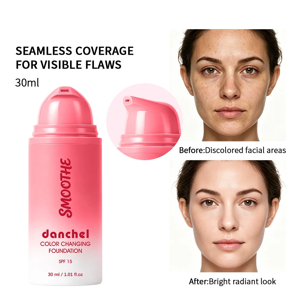 Color Changing Cream Foundation Skin Tone Matching Makeup 30ml - 1