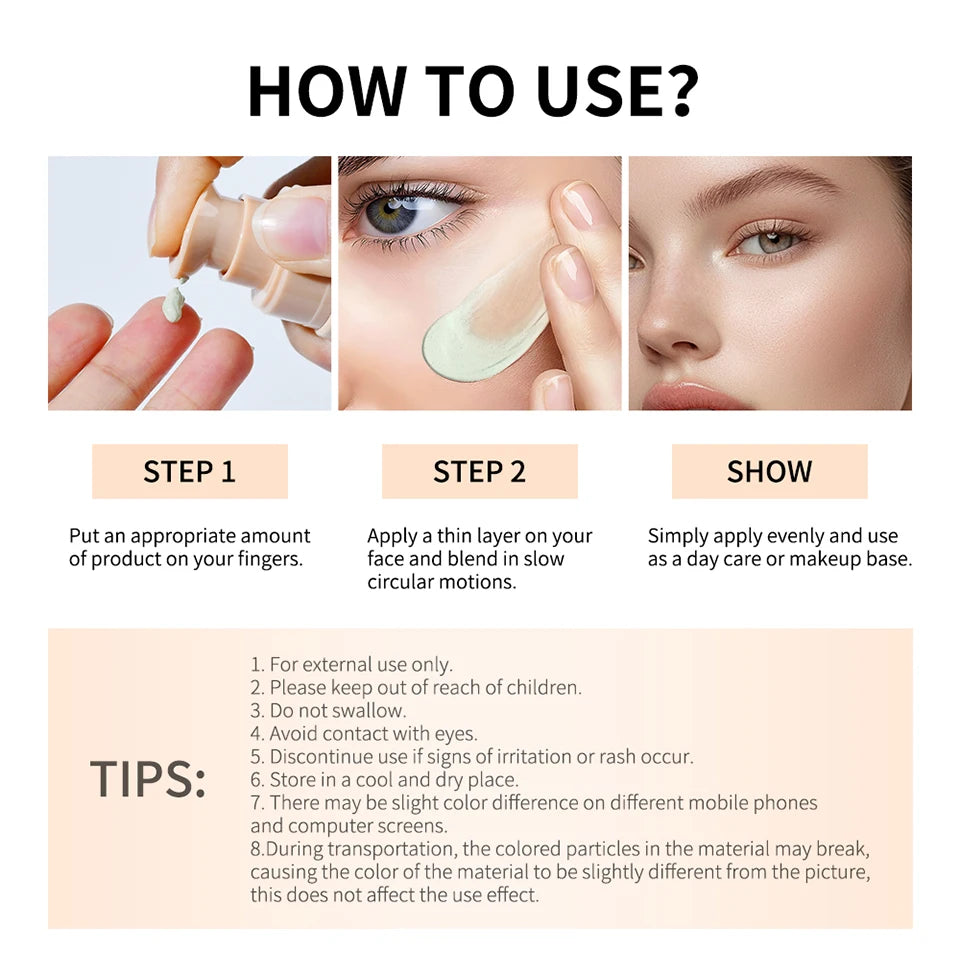 Color Changing Liquid Foundation Moisturizing Base Makeup
