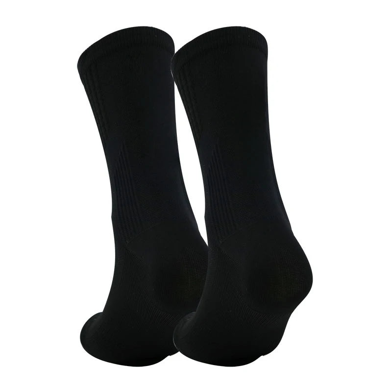 Polyester Elastane Knee High Athletic Sports Socks