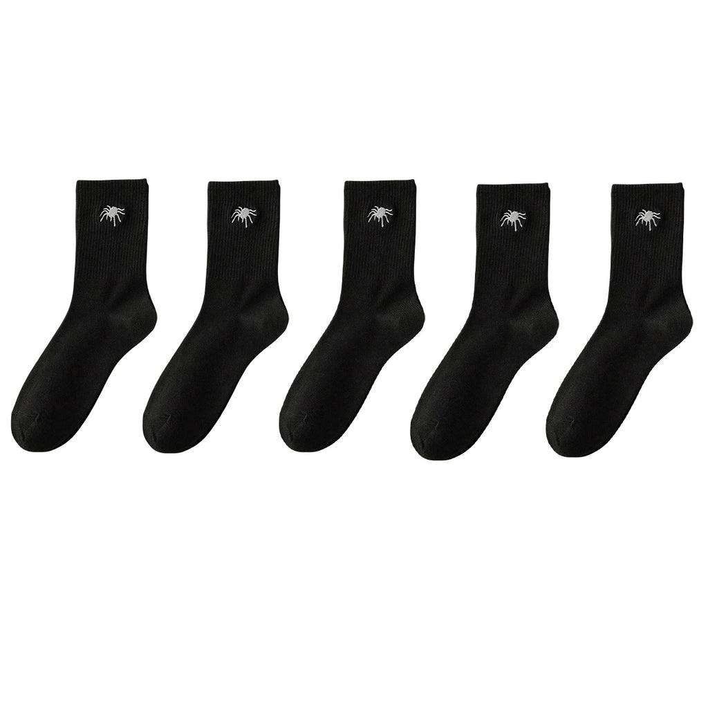 Polyester Elastane Knit Crew Socks