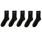 Polyester Elastane Knit Crew Socks