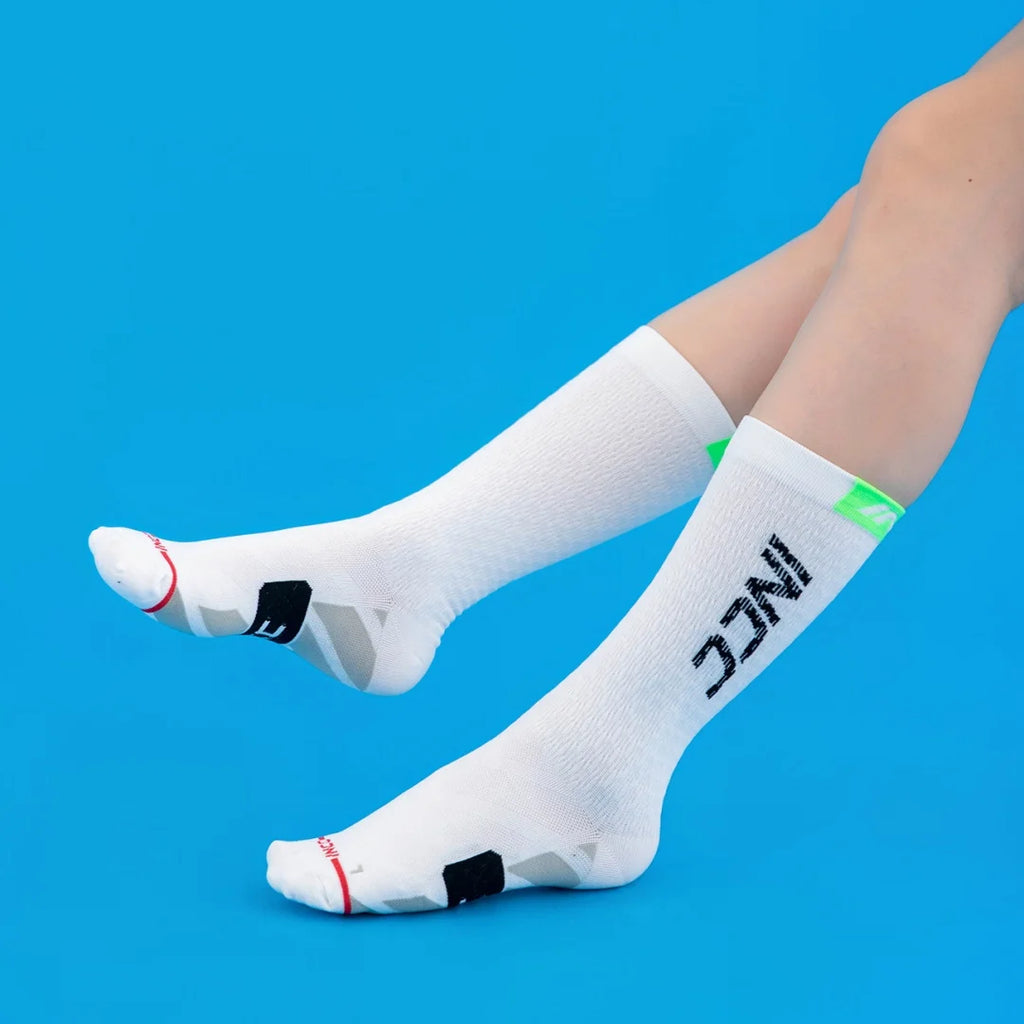 Polyester Nylon Elastane Athletic Cycling Knee High Socks
