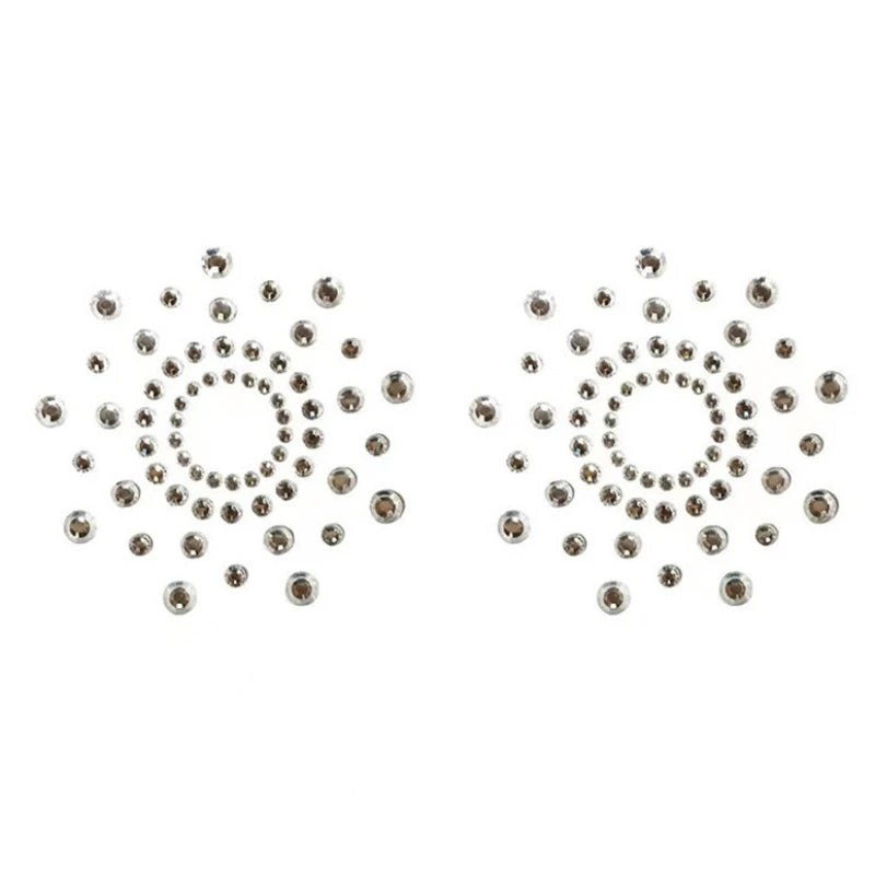 Silicone Rhinestone Nipple Covers