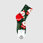 Cotton Christmas Pattern Mid Tube Socks
