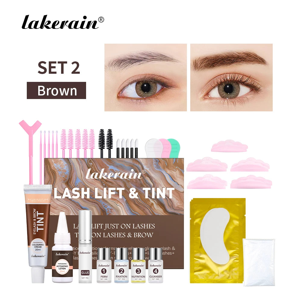 Professional Eyebrow Lamination and Tinting Kit