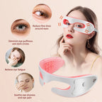 3D LED Red Light Vibration Eye Massager for Fatigue Relief