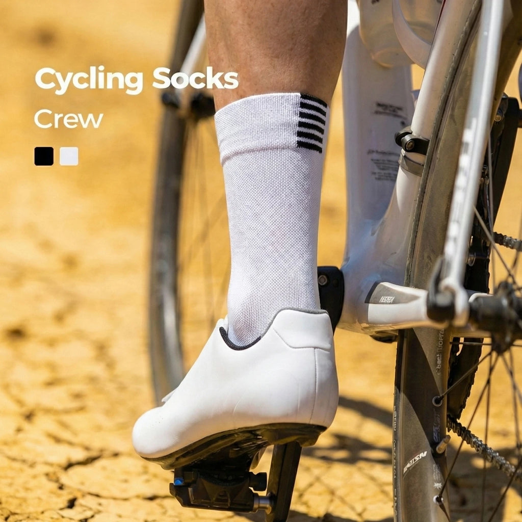 Polyester Elastane Compression Cycling Socks