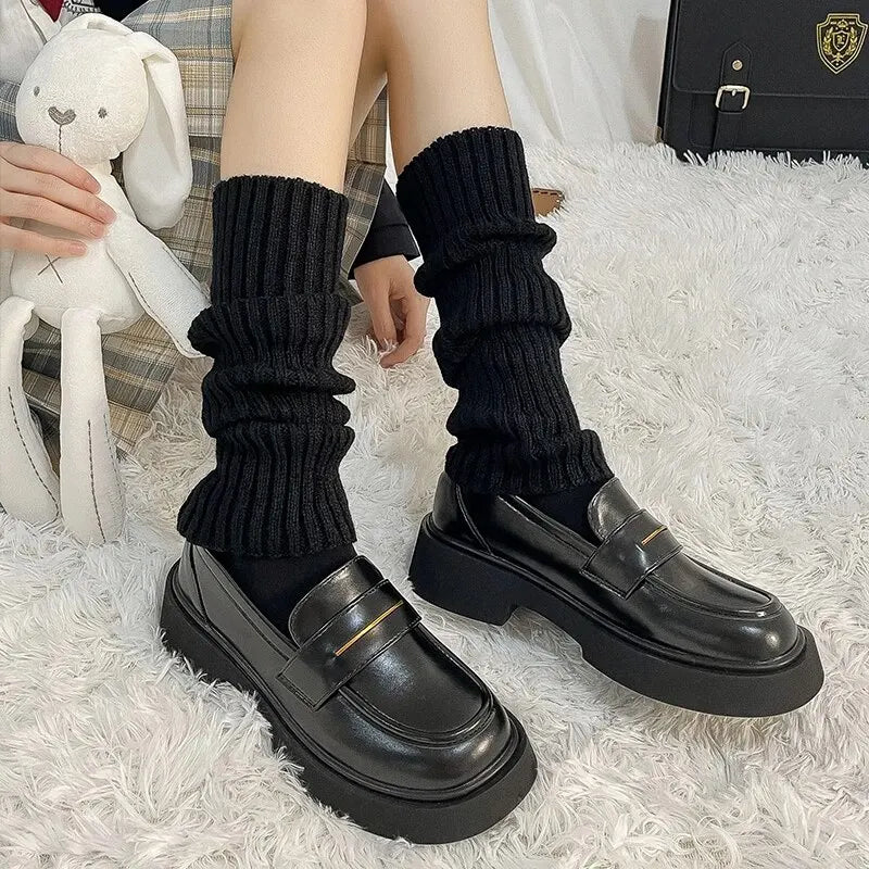 Polyester Elastane Acrylic Leg Warmers for Women