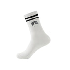 Polyester Elastane Women Crew Socks With Lettering