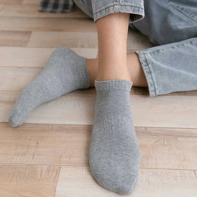 Unisex Cotton Low Cut Casual Socks - 5