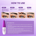 Waterproof Peel Off Eyebrow Tint Gel Long Lasting Tattoo Cream