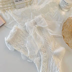 Polyester Lace Ruffle Lolita Socks Mid Tube Casual Wear