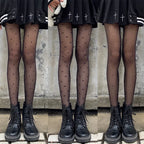Nylon Patterned Tights for Women