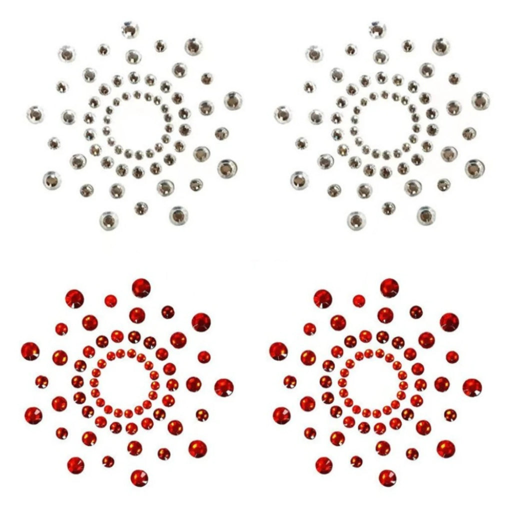 Silicone Rhinestone Nipple Covers