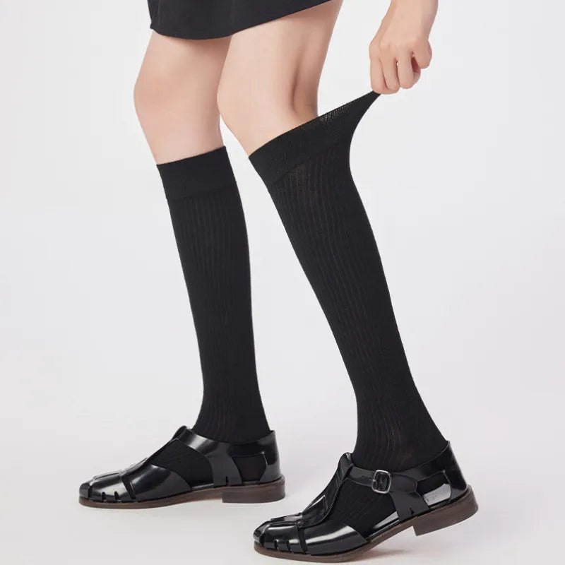Wool Cotton Blend Knee High Casual Socks