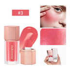 Waterproof Velvet Matte Liquid Blush with Mushroom Applicator