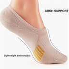 Breathable Polyester Invisible Ankle Socks for Women
