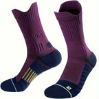 Nylon Elastane Men Athletic Sport Socks