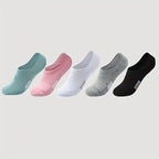 Polyester Spandex Low Cut Invisible Women Casual Socks