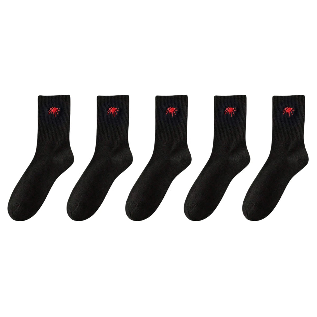 Polyester Elastane Knit Crew Socks
