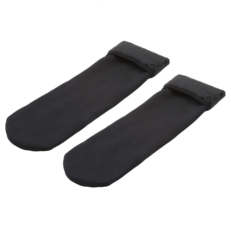 Thick Velvet Fleece Lined Winter Socks for Women