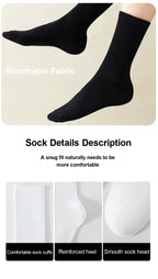 Polyester Elastane Crew Socks For Men