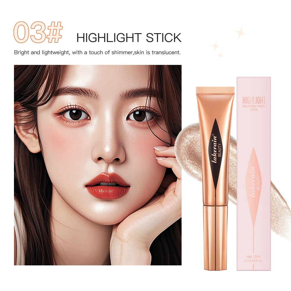 Liquid Face Contour Highlighter and Blush Wand Makeup Applicator - 35