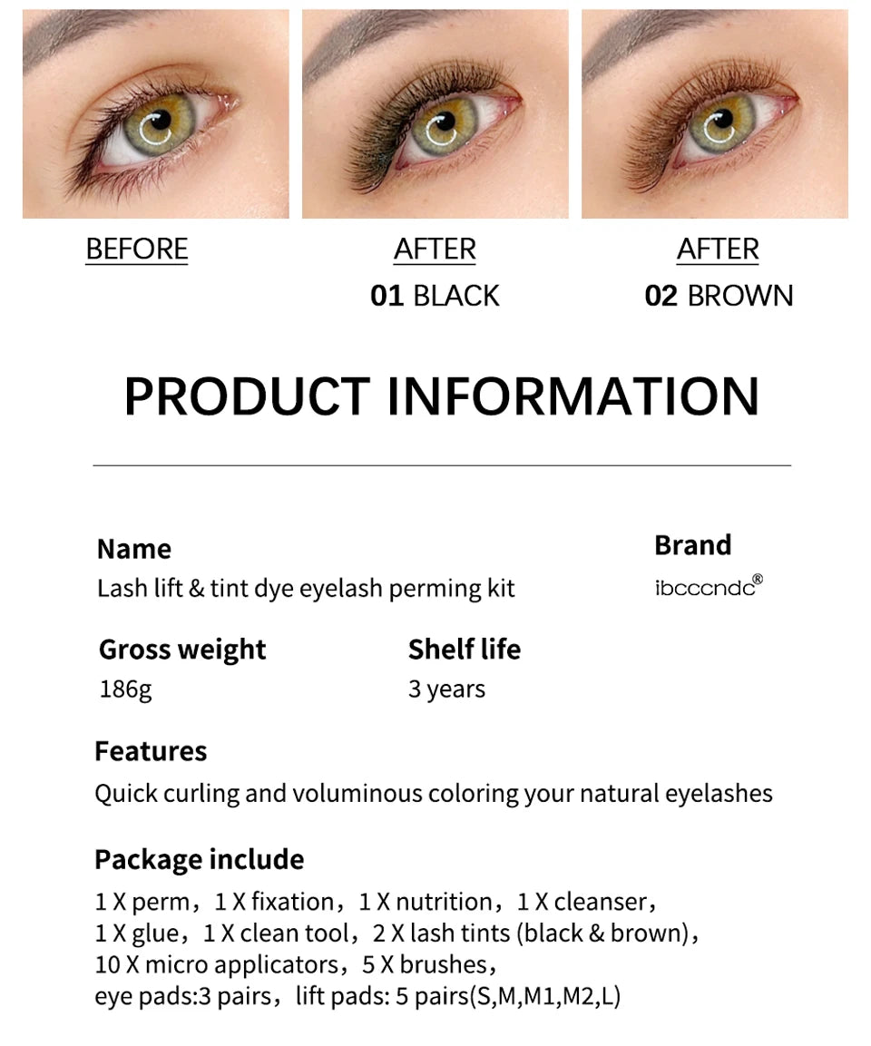 Professional Eyebrow Lamination and Tinting Kit - 17