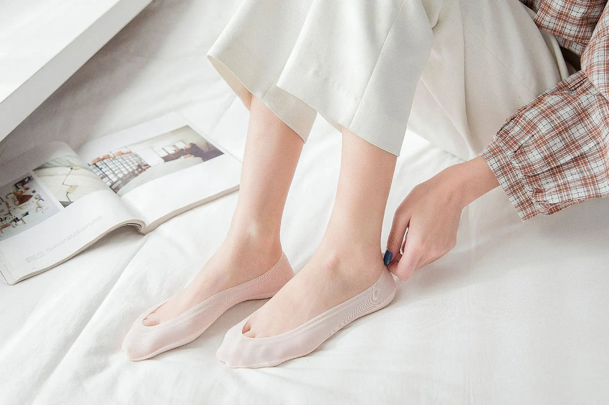 Invisible Polyester Women Boat Socks