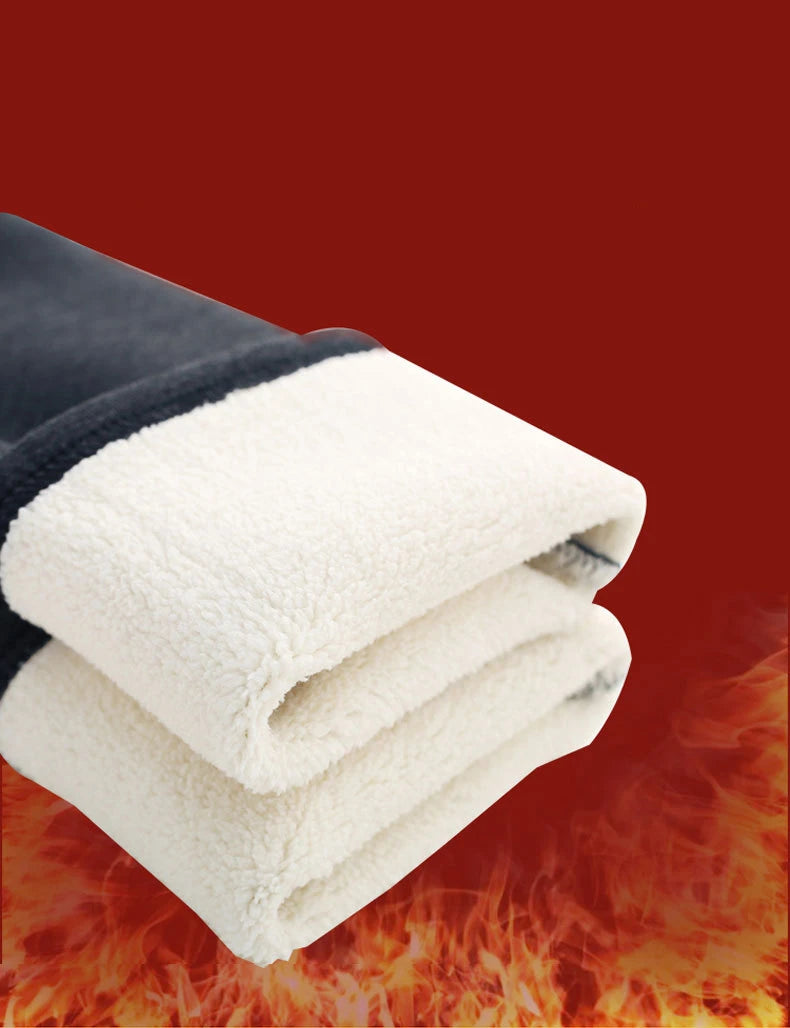 Polyester Fleece Lined High Waist Leggings