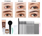 Eyelash and Eyebrow Tinting Kit Waterproof Cosmetic Dye