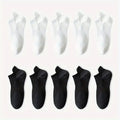 10 Pairs Mens Cotton Casual Ankle Socks