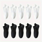 10 Pairs Mens Cotton Casual Ankle Socks