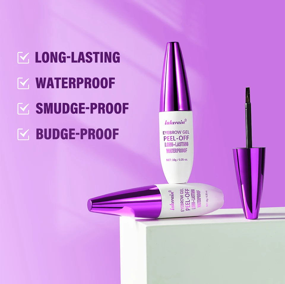Waterproof Peel Off Eyebrow Tint Gel Long Lasting Tattoo Cream