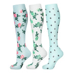 Nylon Polyester Elastane Knee High Compression Socks