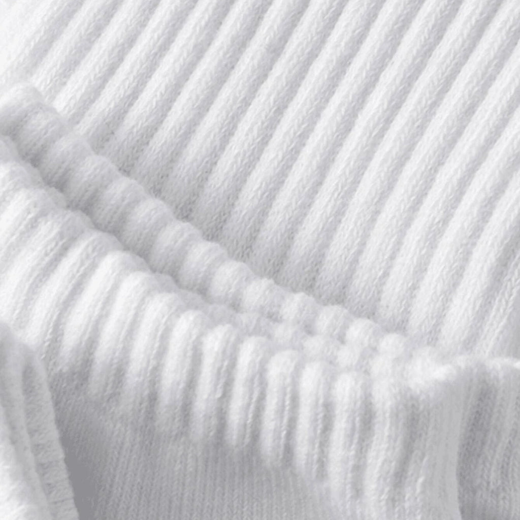 Polyester Elastane Blend Mid Calf Casual Socks for Women
