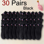 Men Breathable Polyester Ankle Socks Sports Invisible Casual Footwear