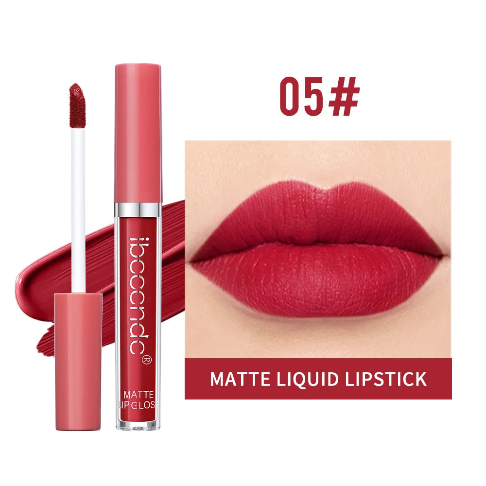Matte Velvet Liquid Lipstick Waterproof Long Lasting Lip Glaze