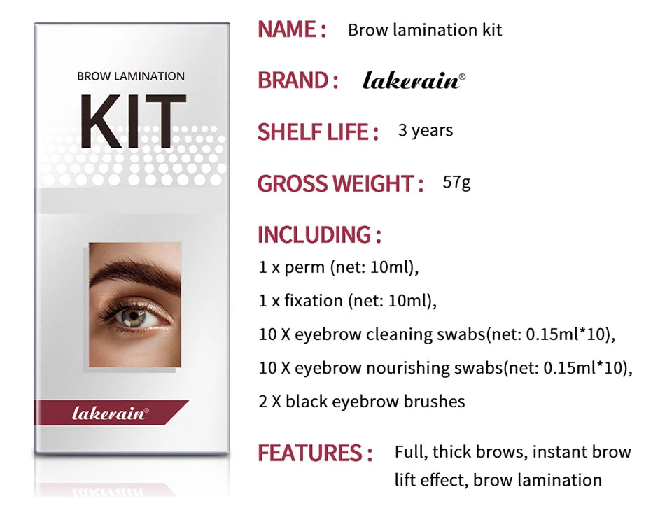 Professional Eyebrow Lamination Perming Kit