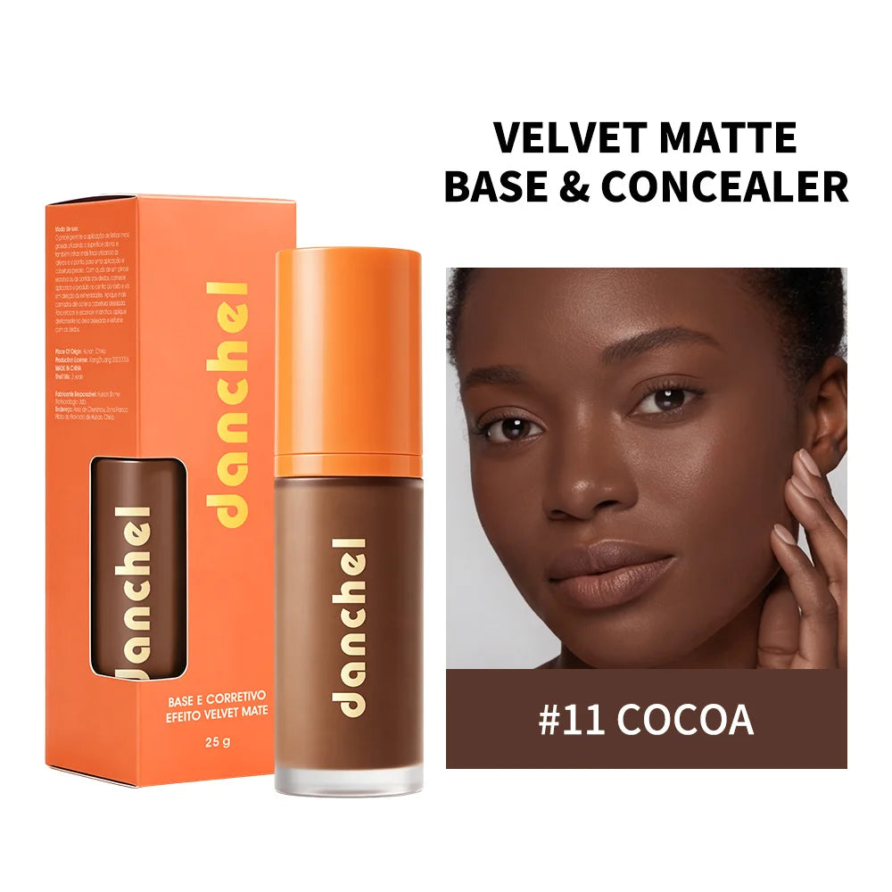 Liquid Foundation and Concealer Velvet Matte Finish
