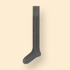 Wool Blend Knit Knee High Socks