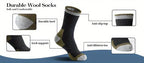 Thick Wool Blend Crew Socks for Winter Warmth