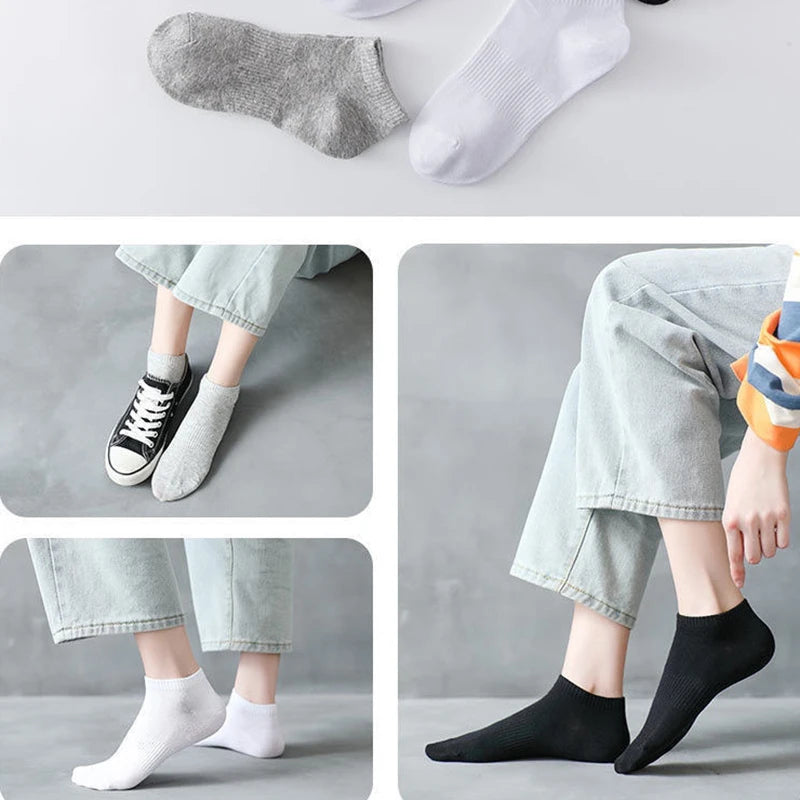 Unisex Cotton Low Cut Casual Socks